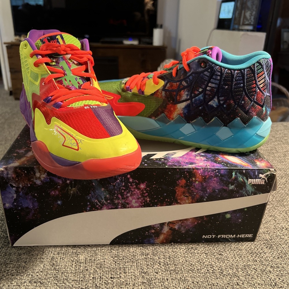 Puma MB.01 LaMelo‎ Ball "Be You" Size 15 Men's Tena Shoes Basketball Shoes